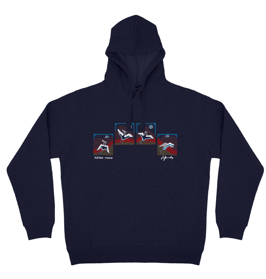 Adults Cozy Hoodie - Alkina Moon By Wendy Pawley