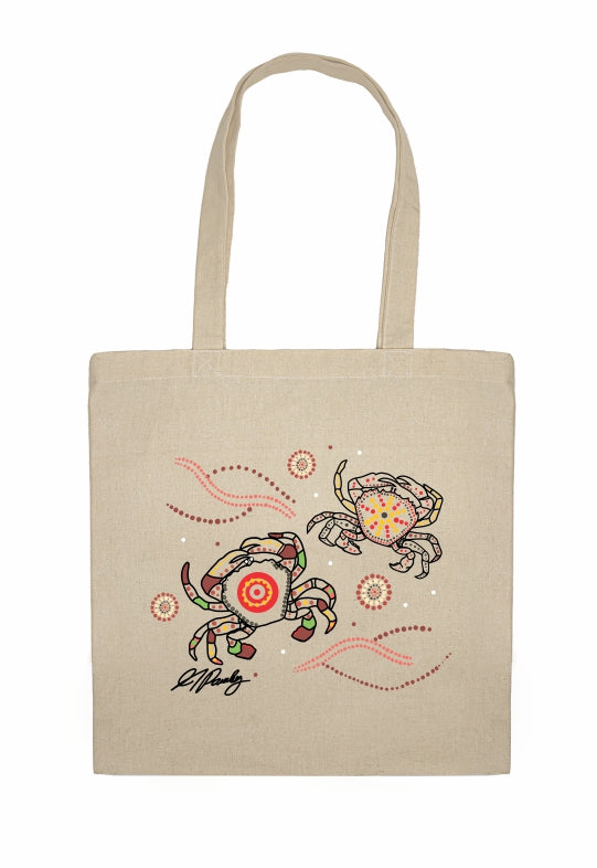 Shopping Tote Bag - Crabs By Alisha Pawley