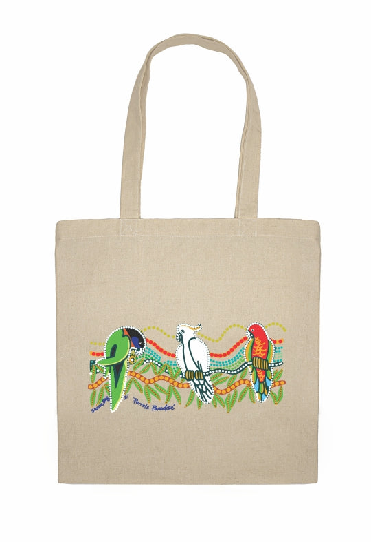 Shopping Tote Bag - Parrots Paradise By Susan Betts