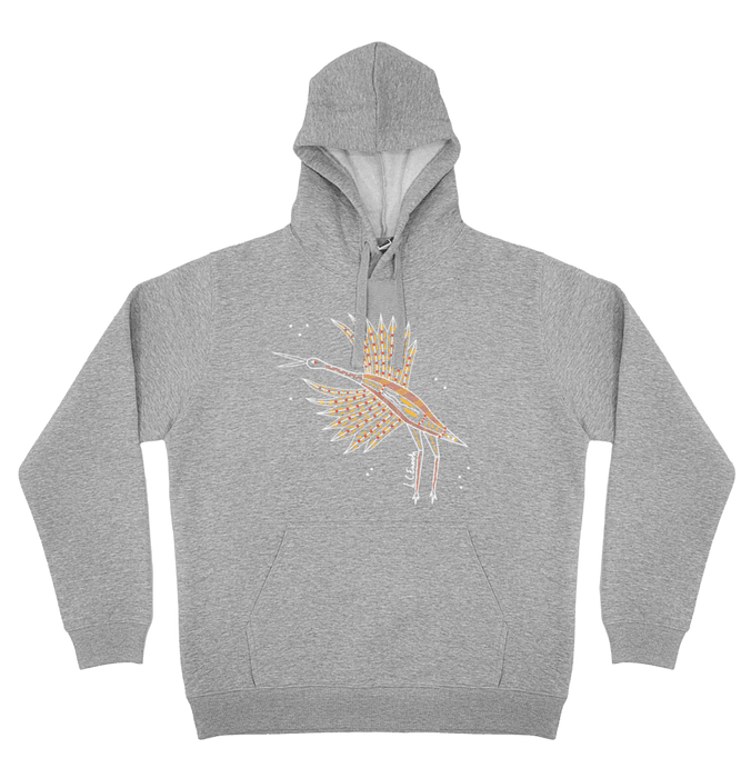 Adults Cozy Hoodie - Brolga By Louis Enoch