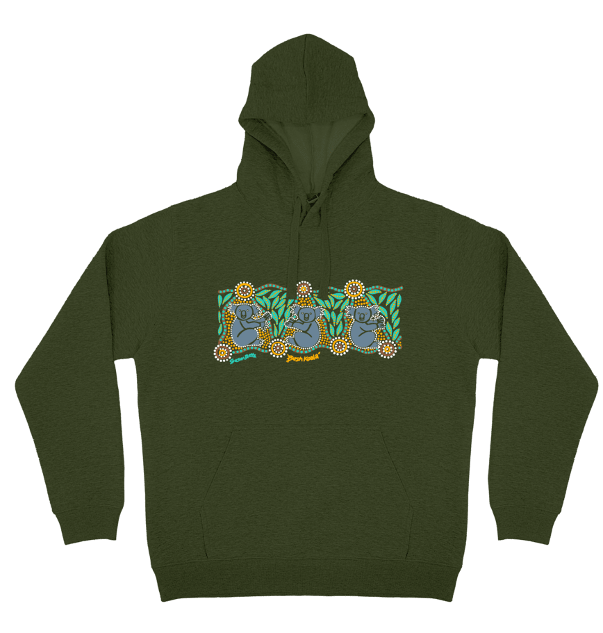 Adults Cozy Hoodie - Bush Koala By Susan Betts