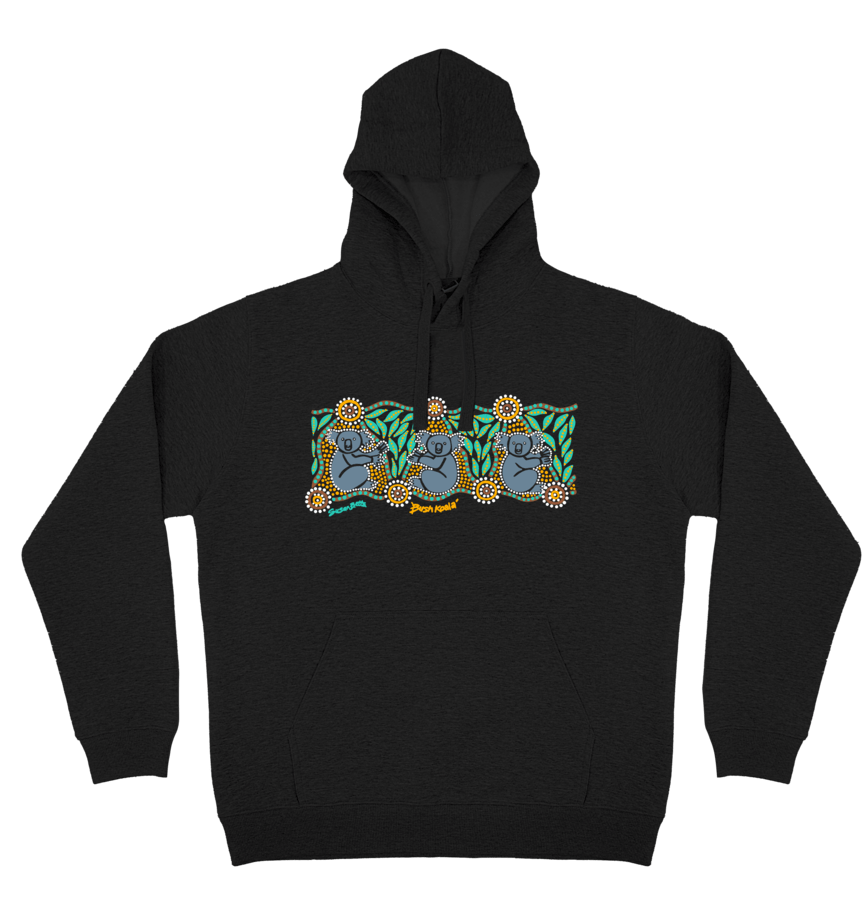 Adults Cozy Hoodie - Bush Koala By Susan Betts