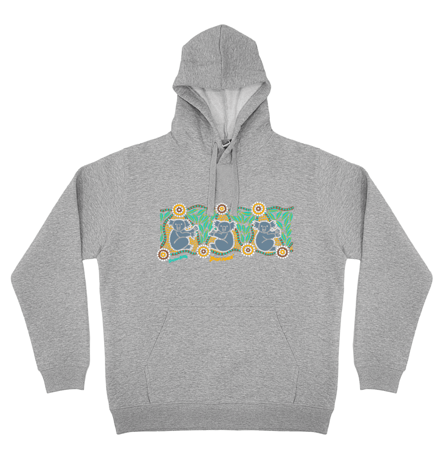 Adults Cozy Hoodie - Bush Koala By Susan Betts