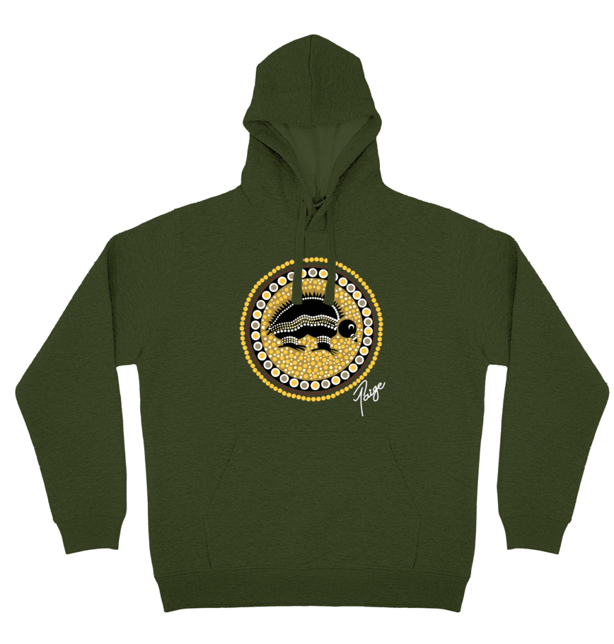 Adults Cozy Hoodie - Bush Tucker Hunting By Tanita Paige