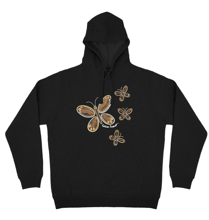 Adults Cozy Hoodie - Butterflies By Kathleen Buzzacott