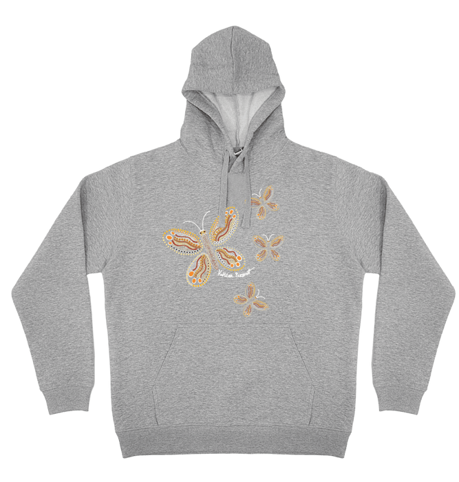 Adults Cozy Hoodie - Butterflies By Kathleen Buzzacott