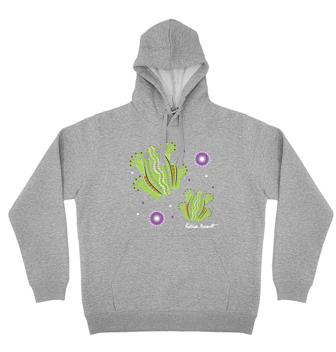 Adults Cozy Hoodie - Centralian Tree Frog By Kathleen Buzzacott