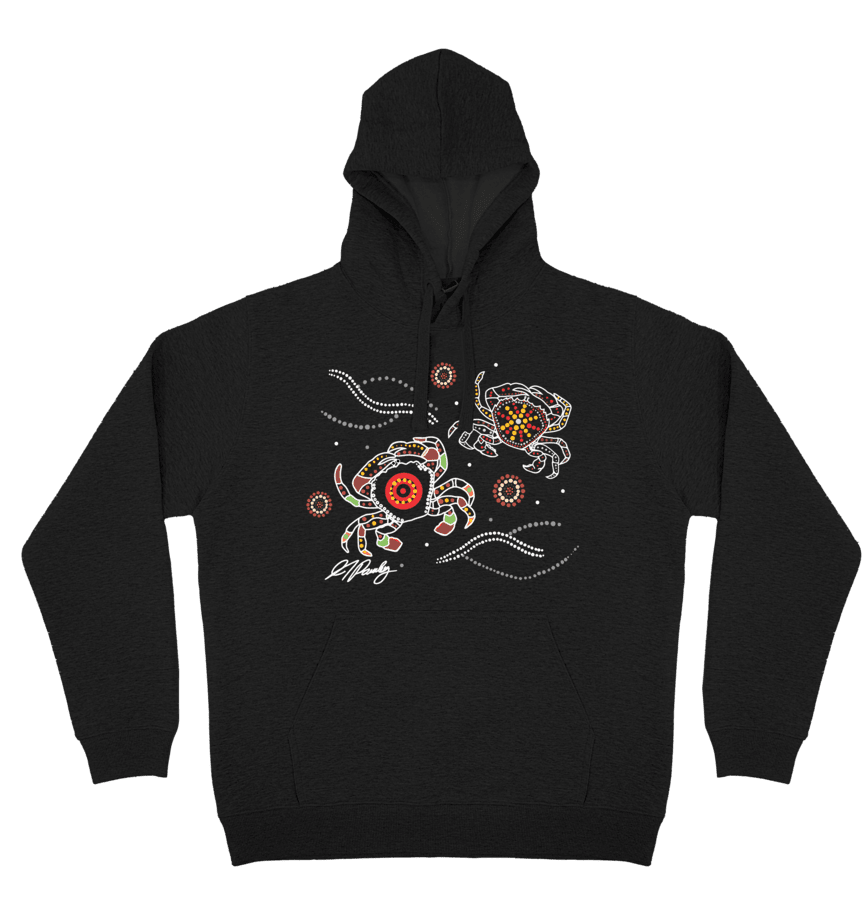 Adults Cozy Hoodie - Crabs By Alisha Pawley