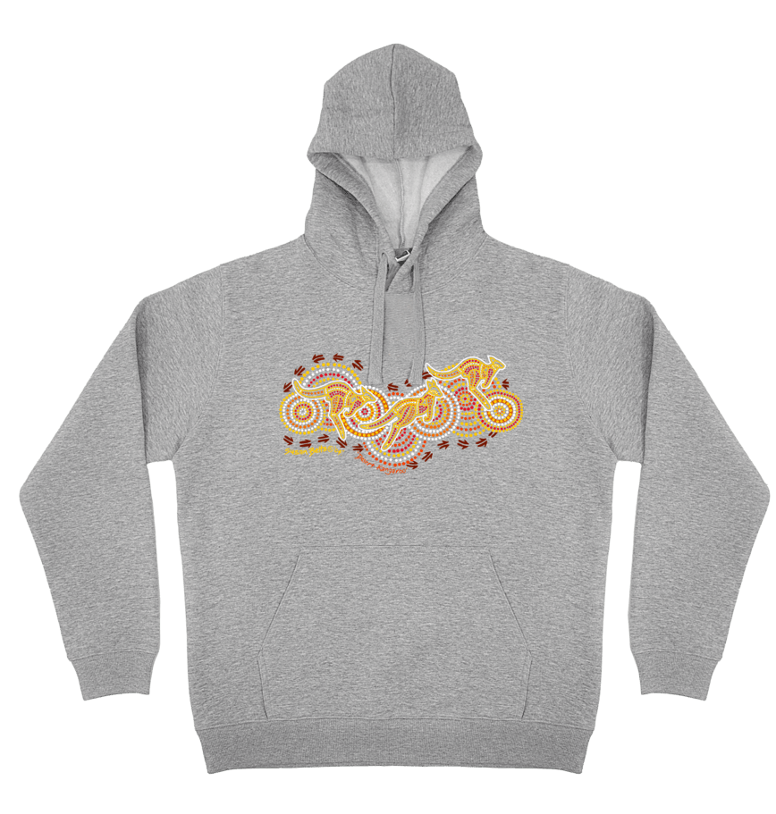 Adults Cozy Hoodie - Desert Kangaroo By Susan Betts