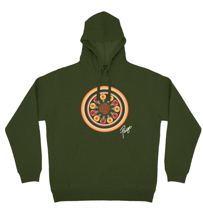 Adults Cozy Hoodie - Digging For Tjala (Honey Ants) By Tanita Paige