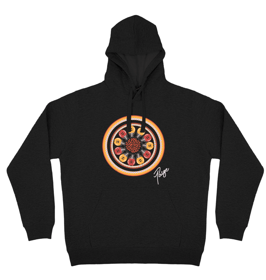 Adults Cozy Hoodie - Digging For Tjala (Honey Ants) By Tanita Paige