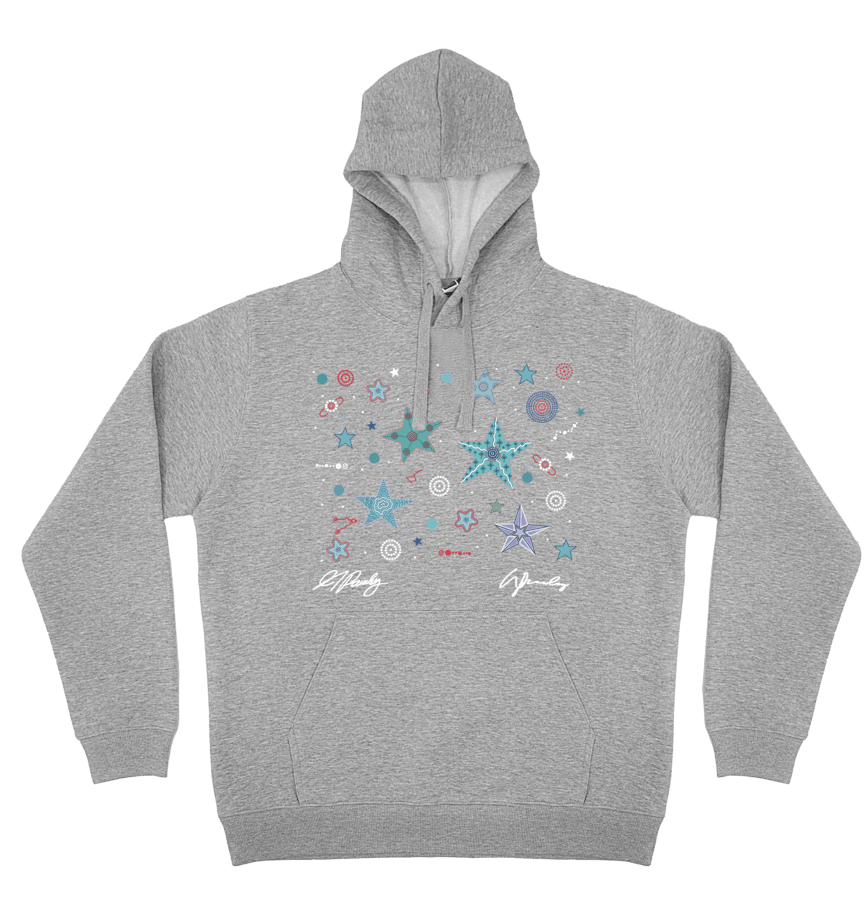 Adults Cozy Hoodie - Dreamtime Stars By Wendy & Alisha Pawley