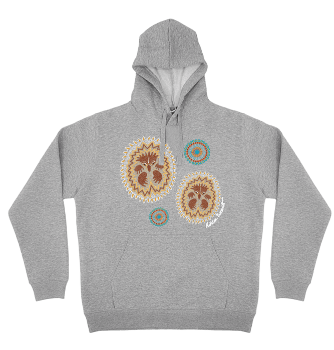 Adults Cozy Hoodie - Echidna By Kathleen Buzzacott