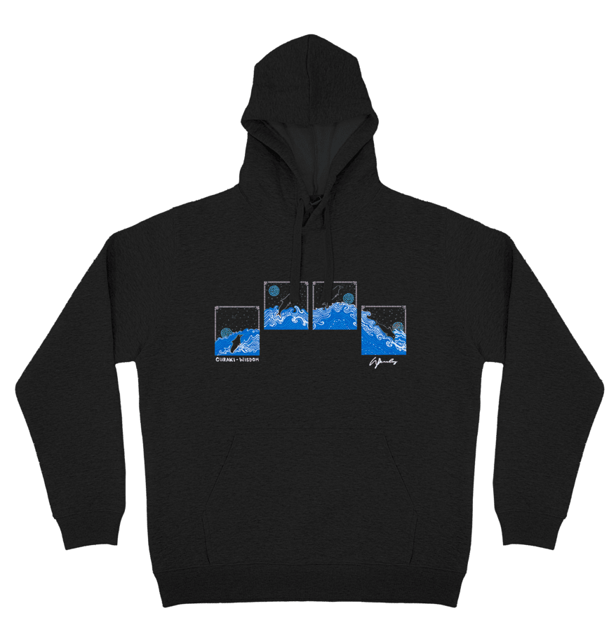 Adults Cozy Hoodie - Guraki Wisdom By Wendy Pawley