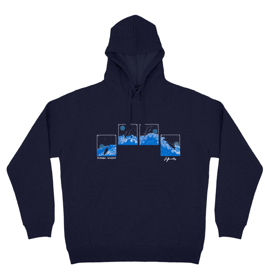 Adults Cozy Hoodie - Guraki Wisdom By Wendy Pawley