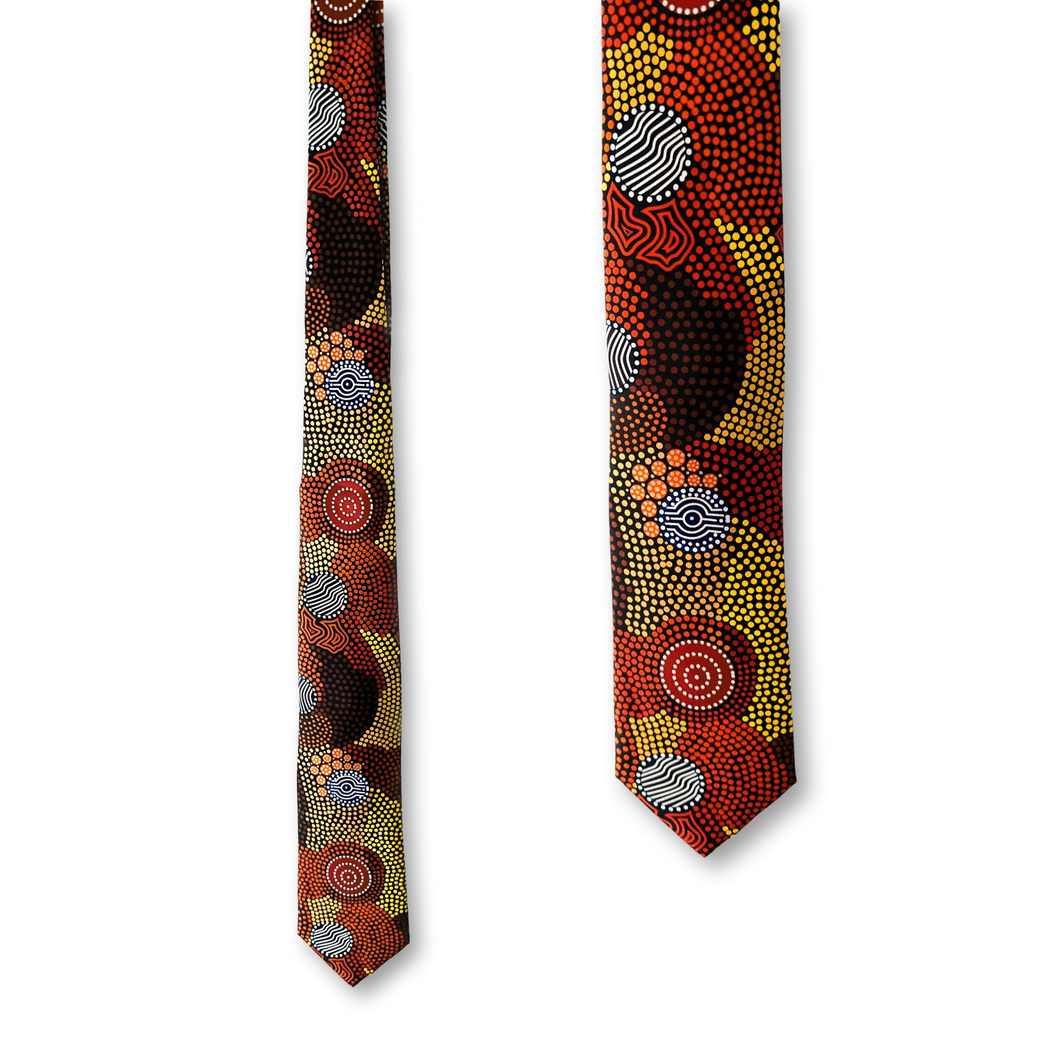 Silk Tie - Upper Bullawa By Wendy Pawley