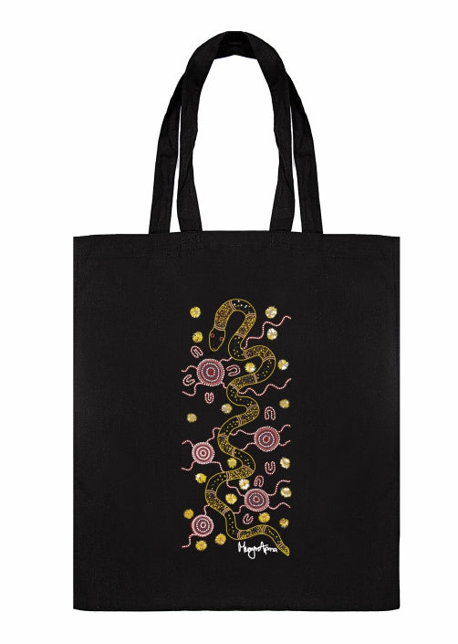 Shopping Tote Bag - Snake By Merryn Apma