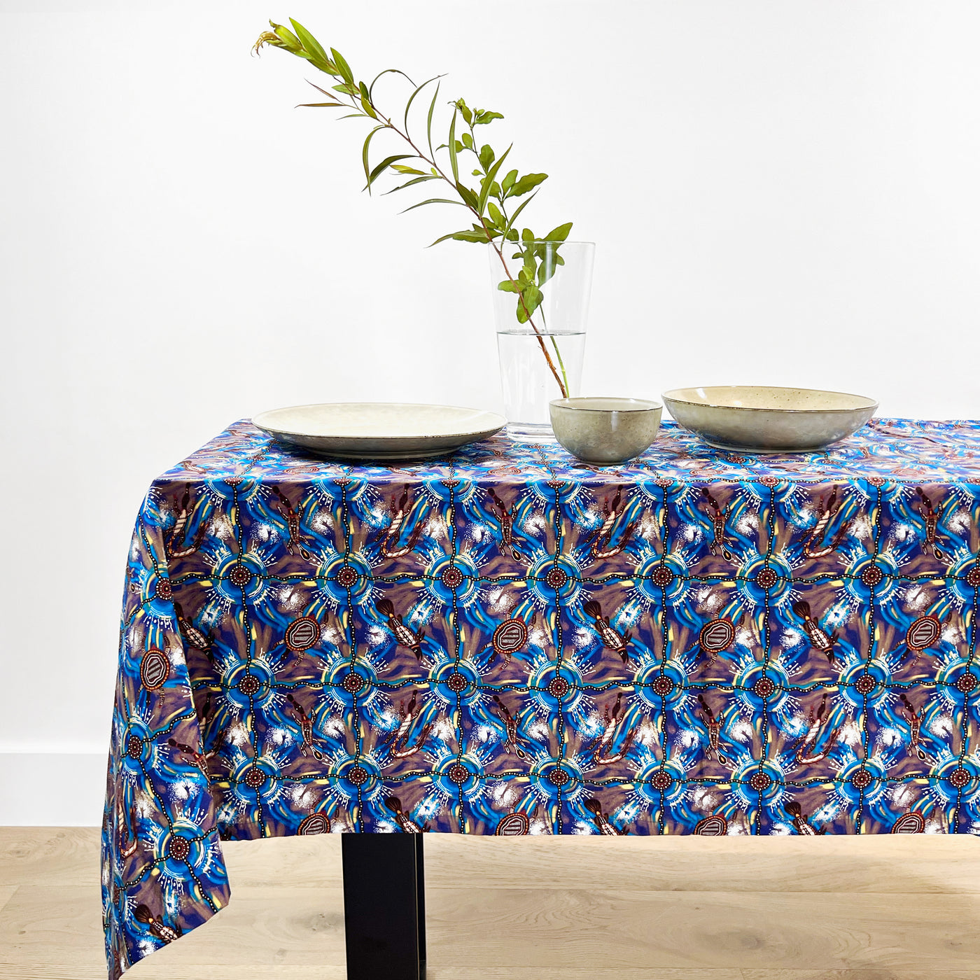 Buy Aboriginal Square Tablecloth Online Australia — Bulurru Shop