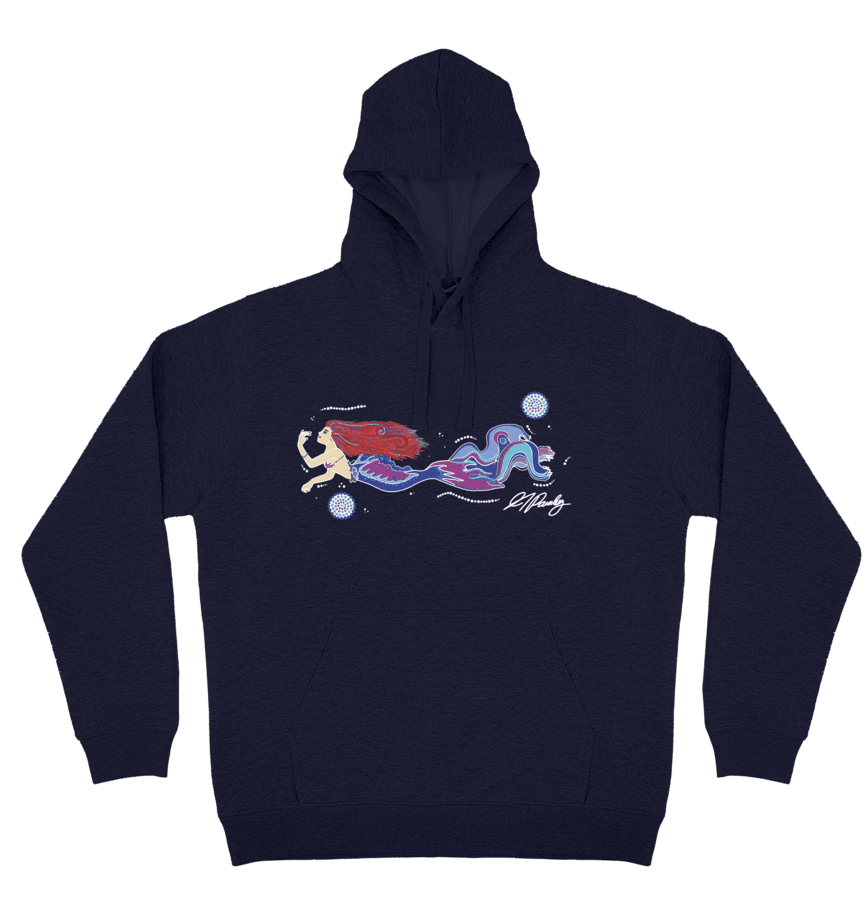 Adults Cozy Hoodie - Mermaid By Alisha Pawley