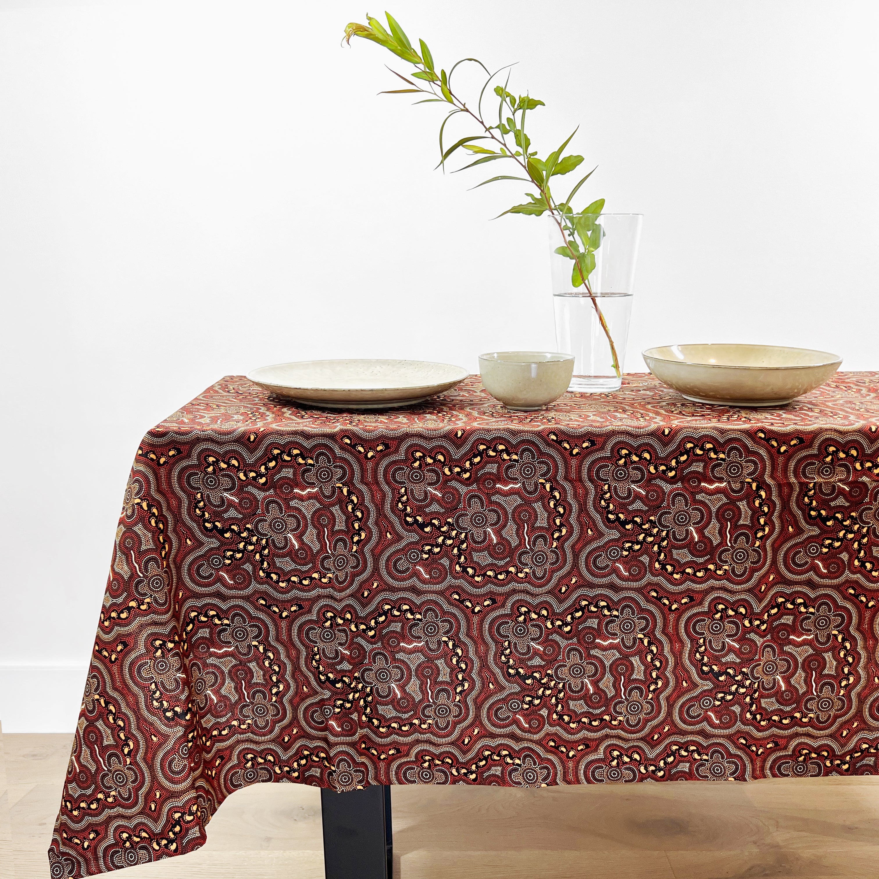 Aboriginal Square Supper Tablecloth