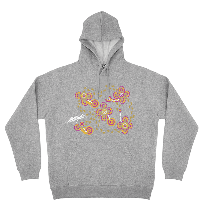 Adults Cozy Hoodie - On Walkabout Wine By Karen Taylor