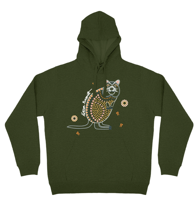 Adults Cozy Hoodie - Quokka By Kathleen Buzzacott