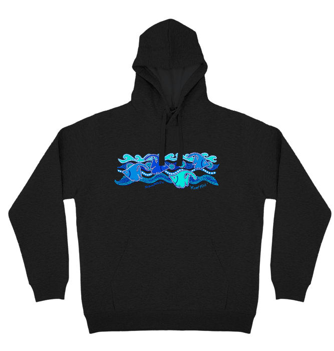 Adults Cozy Hoodie - Reef Fish By Susan Betts