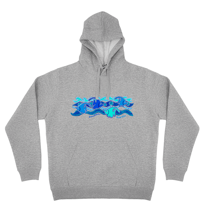Adults Cozy Hoodie - Reef Fish By Susan Betts