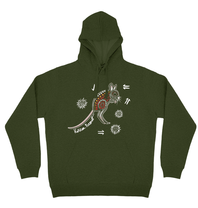 Adults Cozy Hoodie - Spinifex Hopping Mouse By Kathleen Buzzacott
