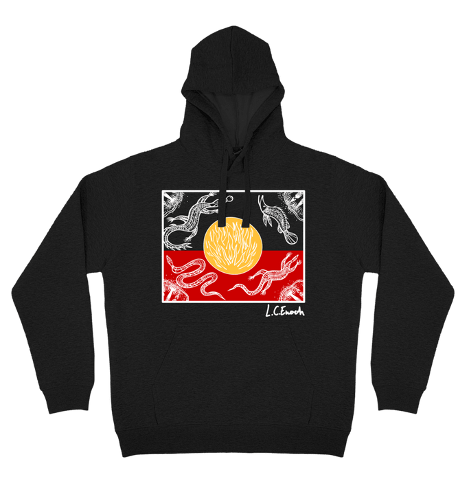 Adults Cozy Hoodie - Sunset Dreaming By Louis Enoch