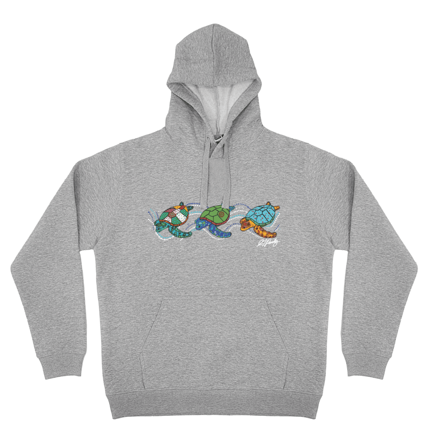 Adults Cozy Hoodie - Turtles by Alisha Pawley