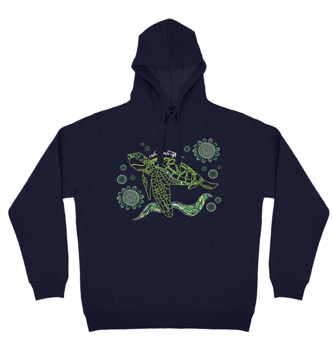 Adults Cozy Hoodie - Turtle By Nina Wright