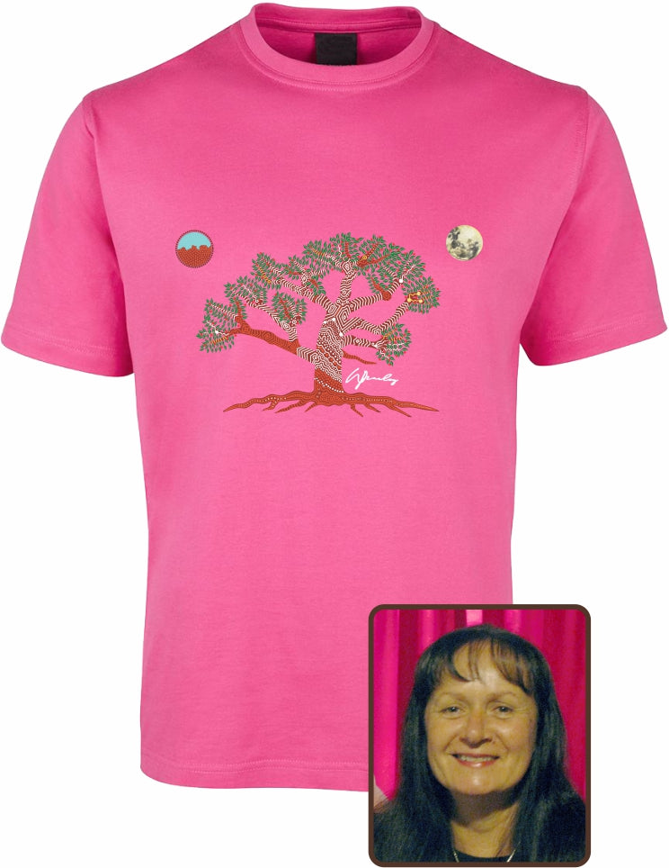 T Shirt Kids Regular Fit - Wendy Pawley, Wundabaa Spirit Tree Design