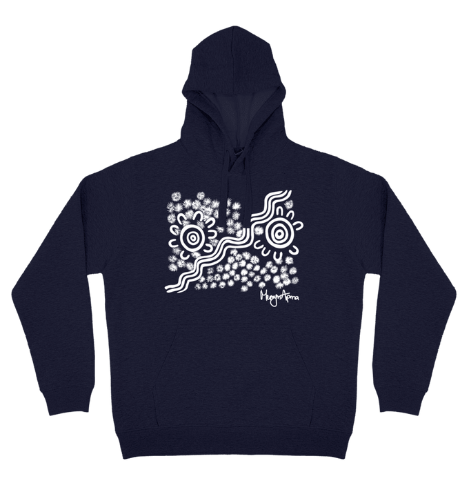 Adults Cozy Hoodie - Women Amongst The Spinifex By Merryn Apma