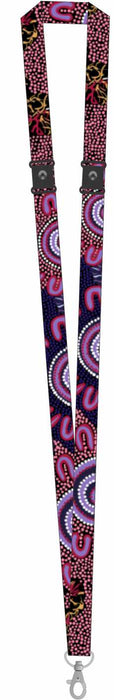 Double Clip Bulurru Aboriginal Lanyard