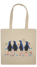 Shopping Tote Bag - Fairy Penguins By Wendy Pawley