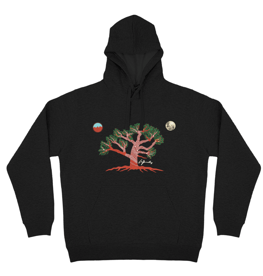 Adults Cozy Hoodie - Wundabaa (Spirit Tree) By Wendy Pawley