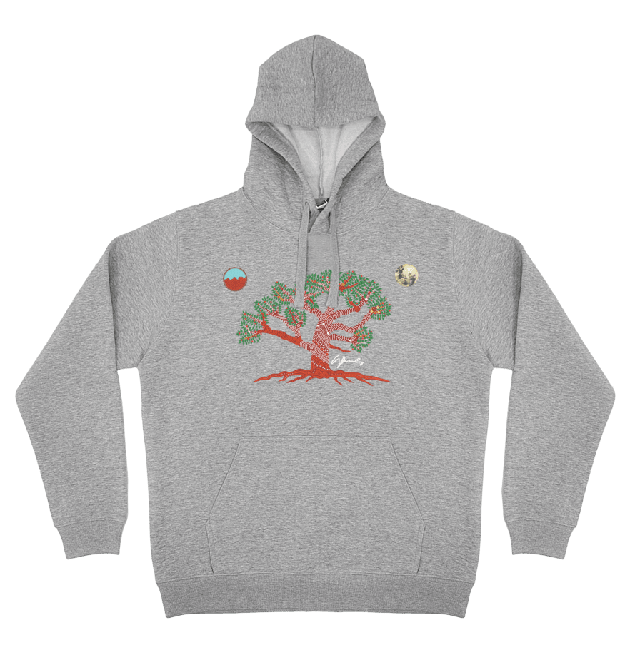 Adults Cozy Hoodie - Wundabaa (Spirit Tree) By Wendy Pawley