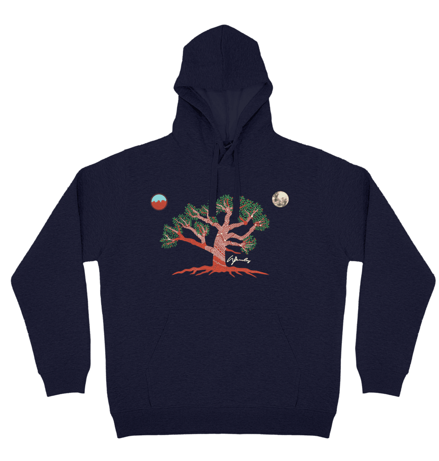 Adults Cozy Hoodie - Wundabaa (Spirit Tree) By Wendy Pawley