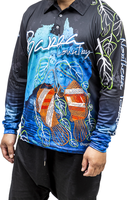 Graham Kenyon Fishing Polo Shirt - Dugmul Barra Country — Bulurru Shop