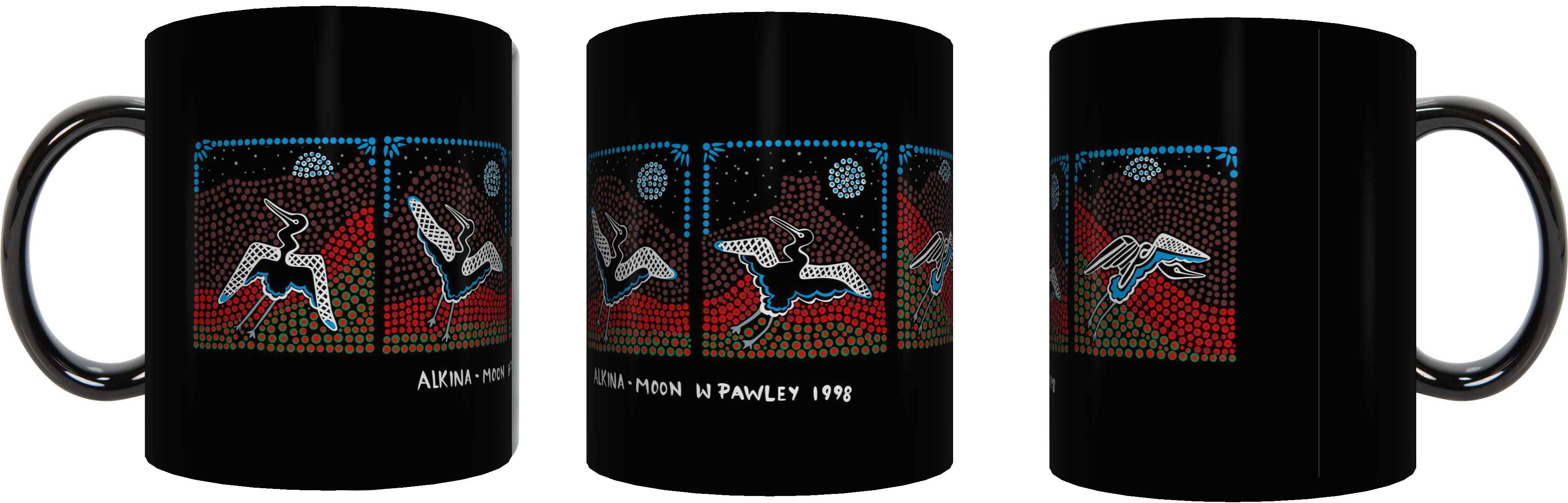 Wendy Pawley Design Black Mug in Gift Box