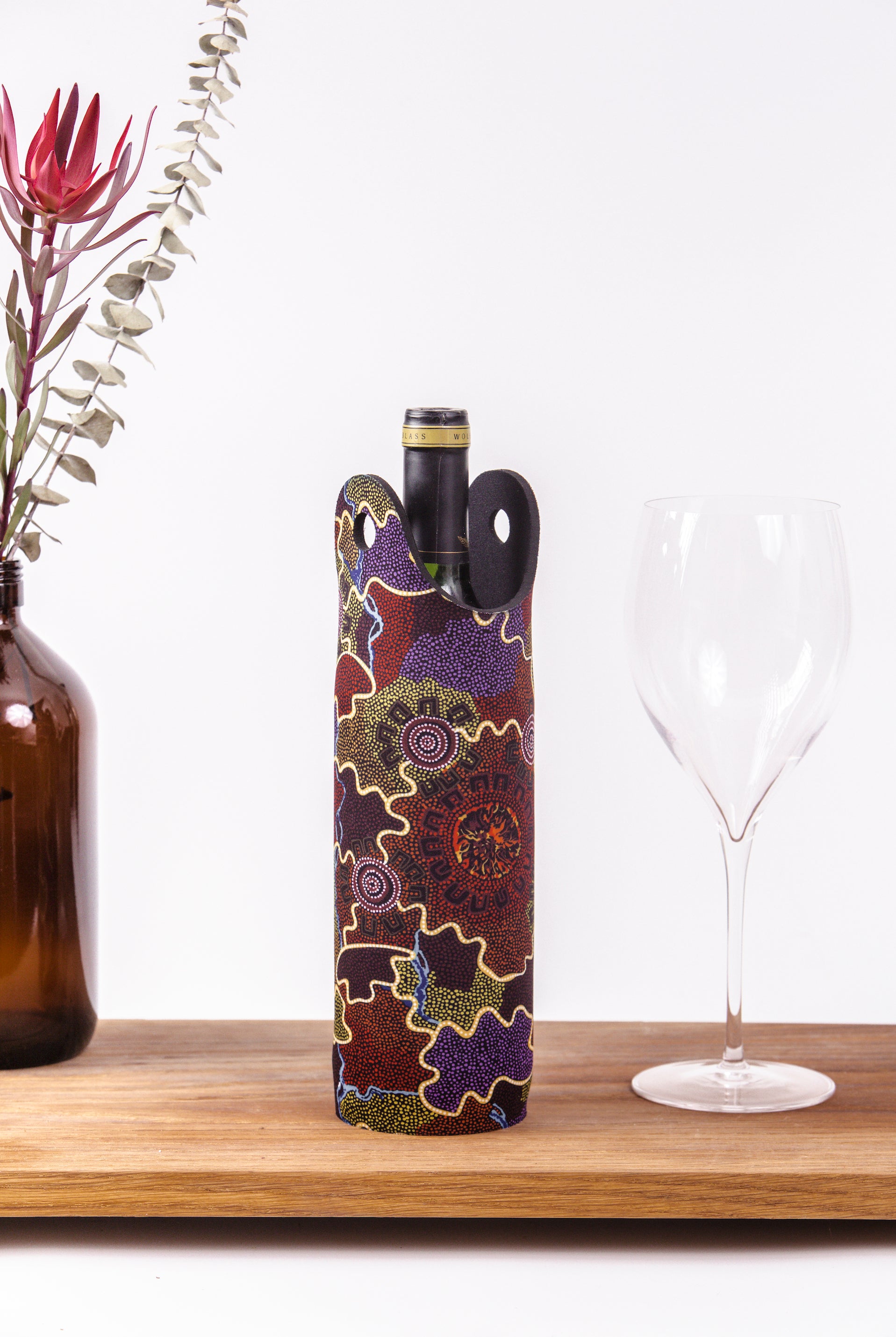 Wine Bottle Holder by Merryn Apma Daley