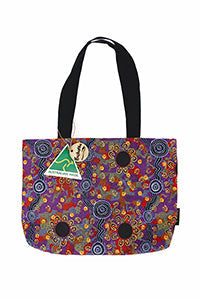 Women Gathering At Waterholes Cotton Tote Bag Small