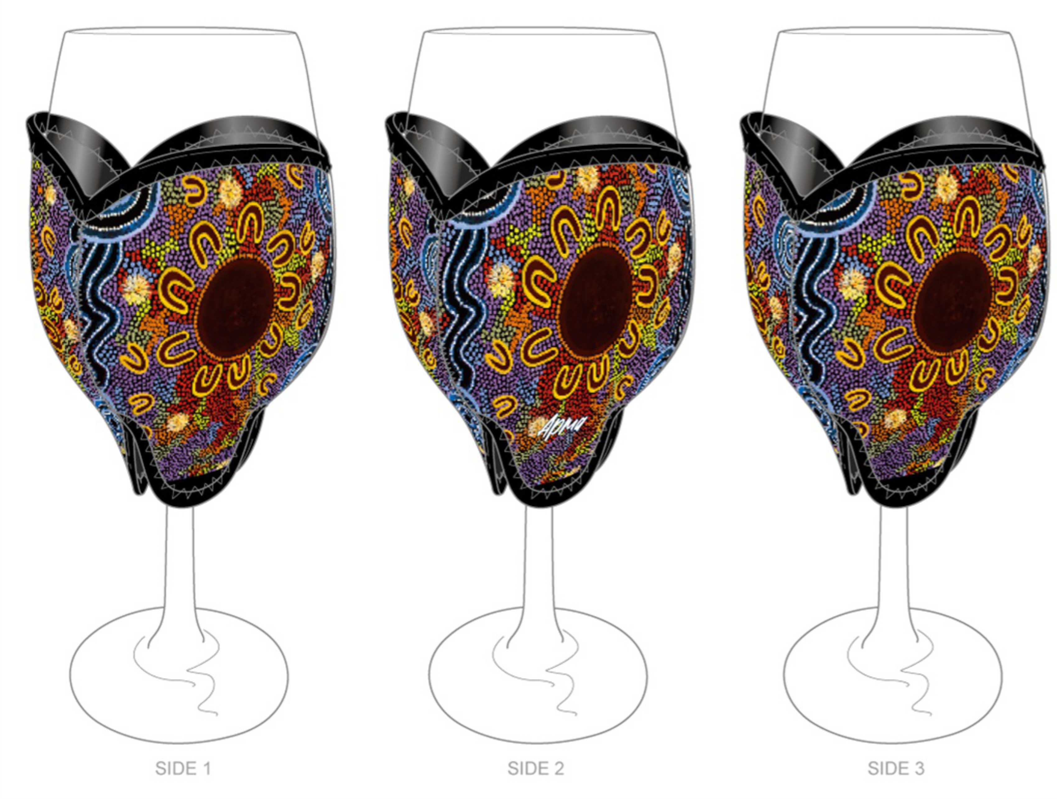 Wine Glass Coolers by Merryn Apma Daley