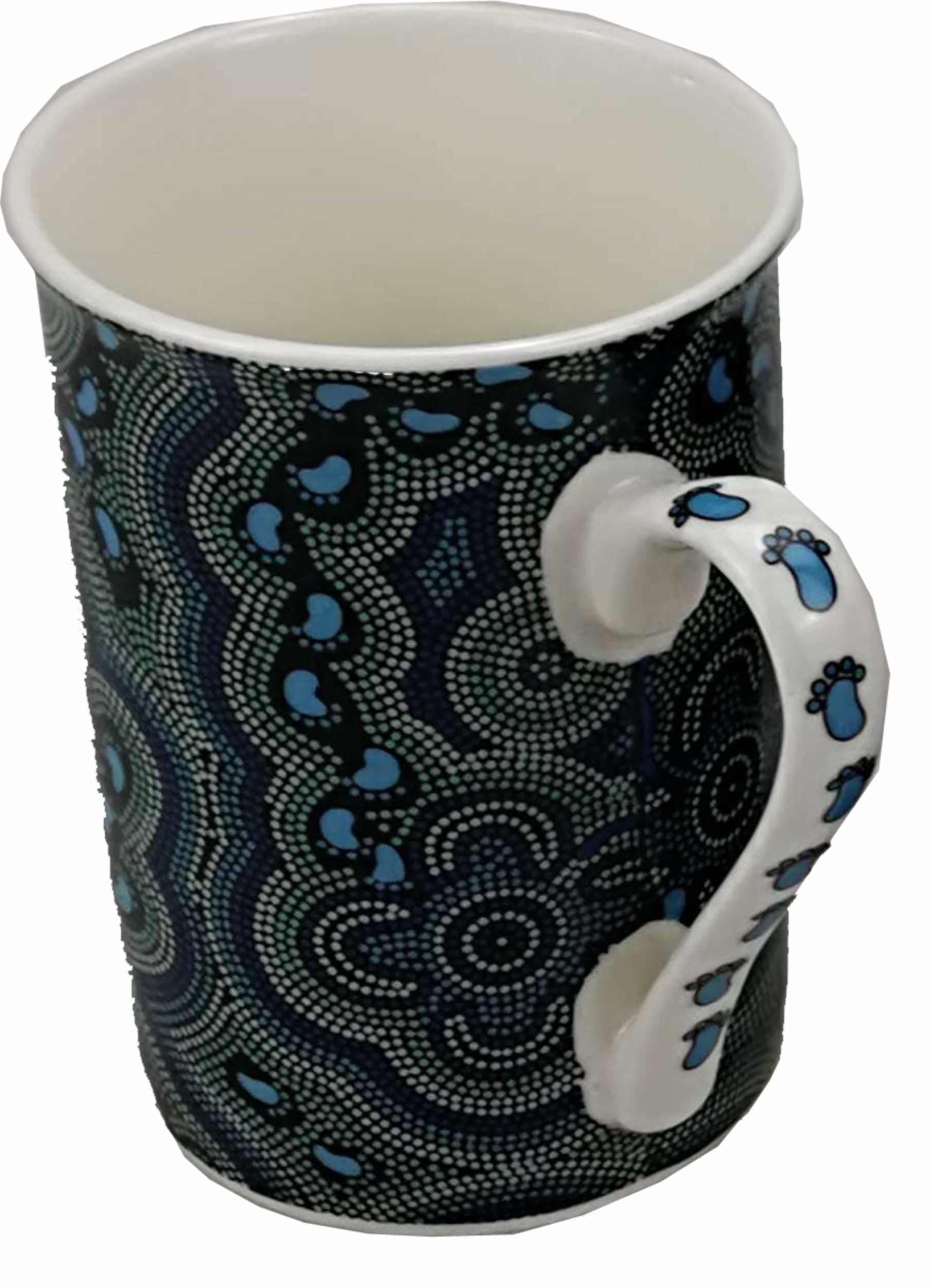 Tall Flair Bone China Mugs In Gift Box