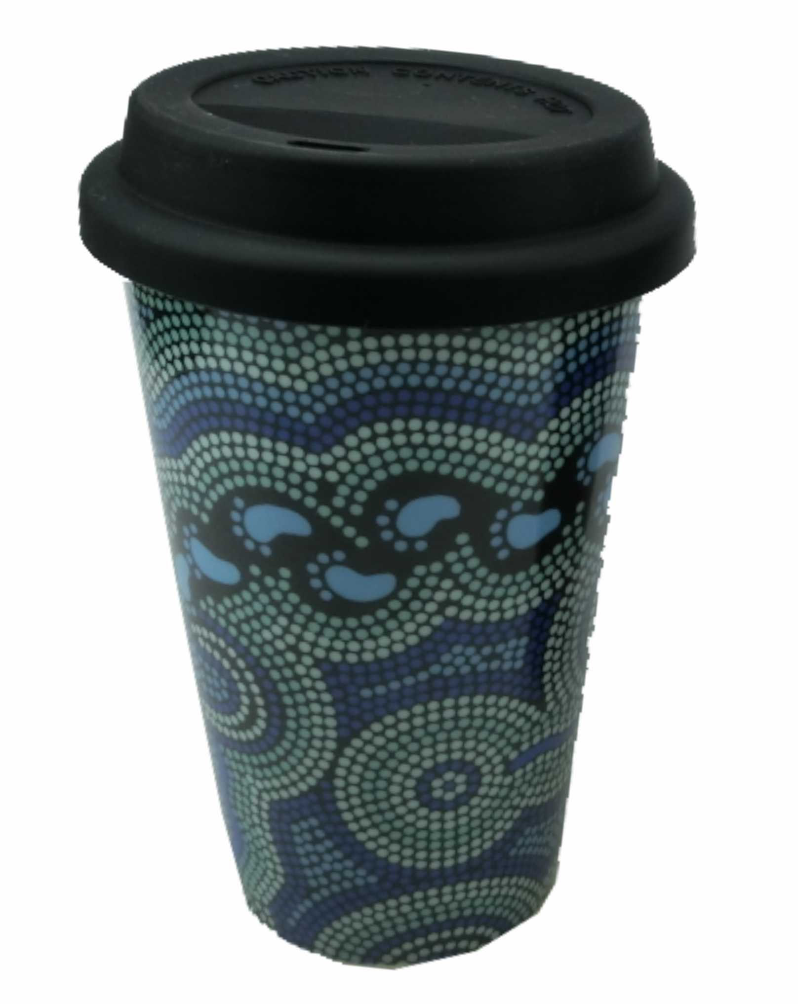 Double Wall Ceramic Travel Mug