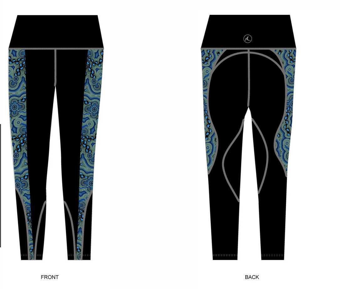 Bulurru Panel Print Leggings