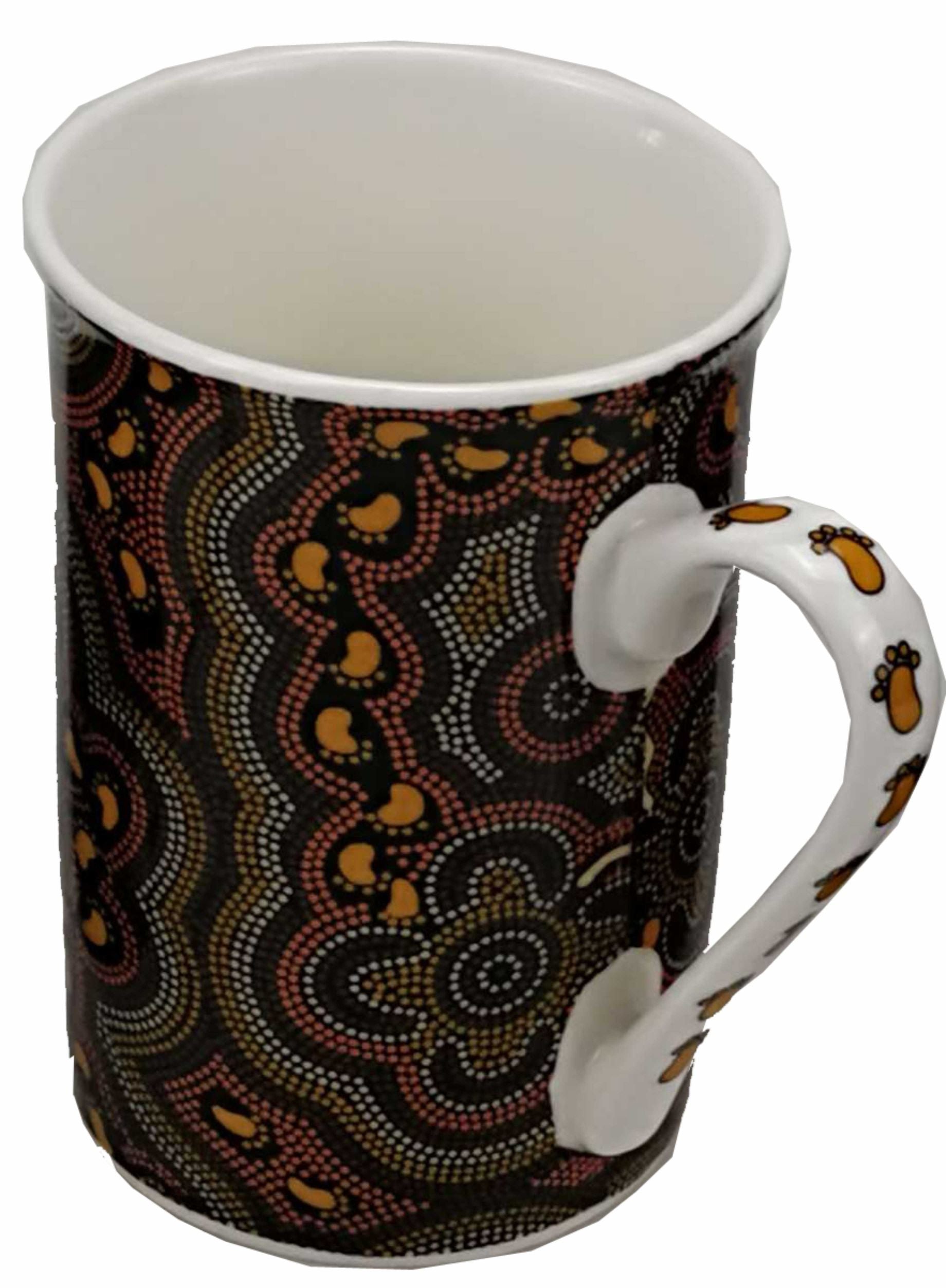 Tall Flair Bone China Mugs In Gift Box